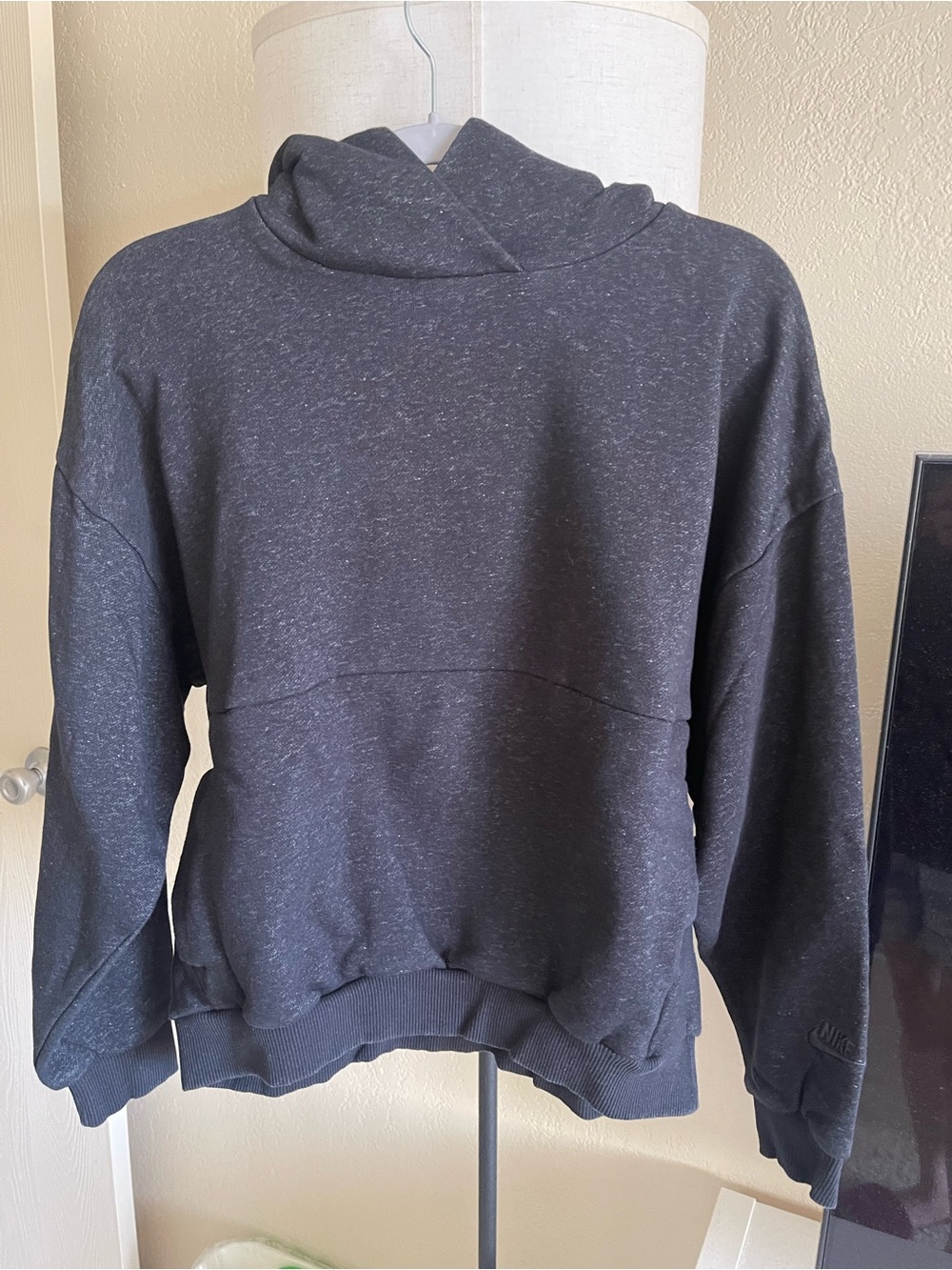 Nike Boy’s Dark Gray Hooded Sweatshirt